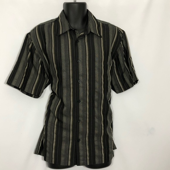 Via Europa Other - VIA EUROPA Cuban casual bowling cigar shirt sizeXL